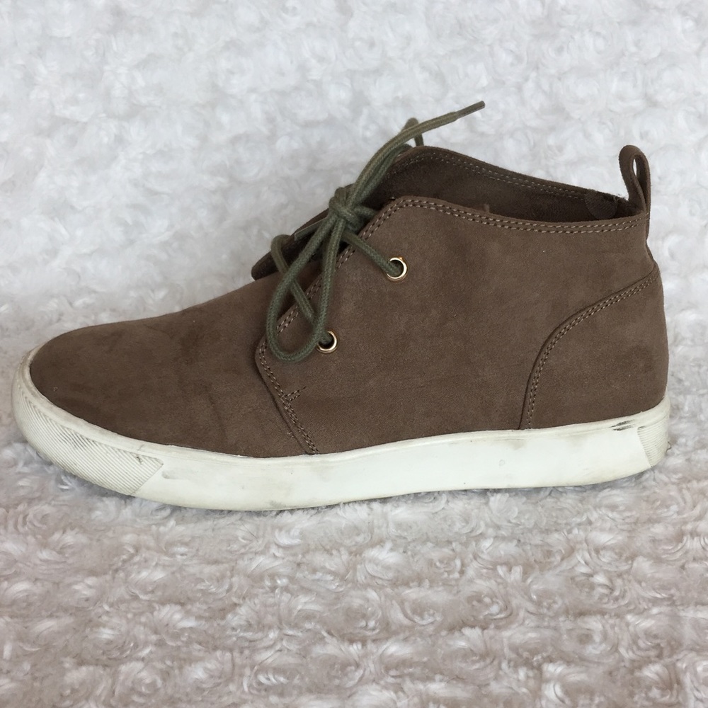 Forever 21 Brown Faux Suede Sneakers